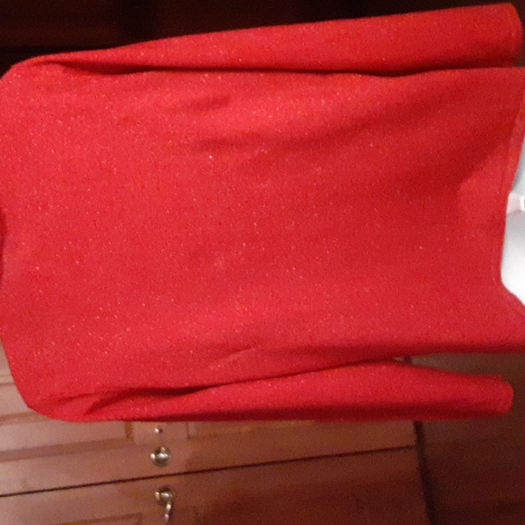 Jaclyn Smith red sparkly cardigan sweater - Picture 6 of 12